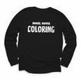 Books Coffee Coloring Youth Long Sleeve Tee Books Coffee Coloring Youth Long Sleeve Tee