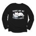 Books Are My Favorite People Cat With Coffee Mug Book Lovers Youth Long Sleeve Tee Books Are My Favorite People Cat With Coffee Mug Book Lovers Youth Long Sleeve Tee