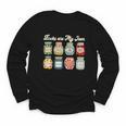 Books Are My Jam Shirt Book Lover Reader Reading Teacher Youth Long Sleeve Tee