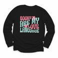 Books Are My Love Language Book Lover Reading Youth Long Sleeve Tee Books Are My Love Language Book Lover Reading Youth Long Sleeve Tee