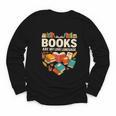Books Are My Love Language Reading Lover Librarian Valentine Youth Long Sleeve Tee