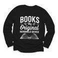 Books The Original Handheld Device Book Reading Youth Long Sleeve Tee