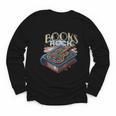 Books Rock Rock'n Roll Science Of Reading Teachers Guitar Youth Long Sleeve Tee