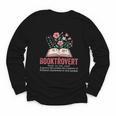 Booktrovert Book Lover Bookworm Reading Books Librarian Youth Long Sleeve Tee