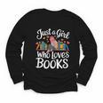 Bookworm Book Just A Girl Who Loves Books Youth Long Sleeve Tee Bookworm Book Just A Girl Who Loves Books Youth Long Sleeve Tee