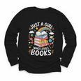 Bookworm Just A Girl Who Loves Books Youth Long Sleeve Tee Bookworm Just A Girl Who Loves Books Youth Long Sleeve Tee