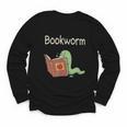 Bookworm Worm Reading Book Lover Read Books Librarian Youth Long Sleeve Tee