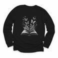Butterflies And Book Lovers Reading Bookworm Youth Long Sleeve Tee