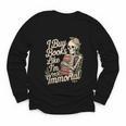 I Buy Books Like I'm Immortal Reader Meme Graphic Youth Long Sleeve Tee