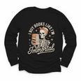 I Buy Books Like I'm Immortal Reading Book Lover Skeleton Youth Long Sleeve Tee I Buy Books Like I'm Immortal Reading Book Lover Skeleton Youth Long Sleeve Tee