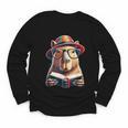Capybara Bookworm Rodent Reading a Book Youth Long Sleeve Tee