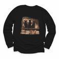 Cats Antique Books Academia Library Aesthetic Bookworm Youth Long Sleeve Tee