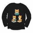 Cats Reading Book Lover Reading Bookworm Reader Youth Long Sleeve Tee Cats Reading Book Lover Reading Bookworm Reader Youth Long Sleeve Tee