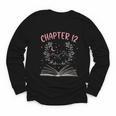 Chapter 12 Birthday Reading Book Lovers 12 Year Old Youth Long Sleeve Tee