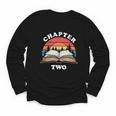 Chapter Two Book Reading 2nd Birthday 2 Year Old Youth Long Sleeve Tee Chapter Two Book Reading 2nd Birthday 2 Year Old Youth Long Sleeve Tee