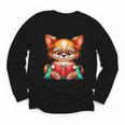 Chihuahua Reading a Book Dog Youth Long Sleeve Tee