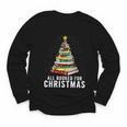 Christmas Book Tree All Booked For Xmas Youth Long Sleeve Tee Christmas Book Tree All Booked For Xmas Youth Long Sleeve Tee