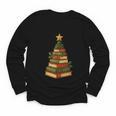 Christmas Book Tree Bookshelf Holiday For Readers Librarians Youth Long Sleeve Tee Christmas Book Tree Bookshelf Holiday For Readers Librarians Youth Long Sleeve Tee
