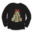 Christmas Book Tree Coquette Bow Xmas Reading Librarian Girl Youth Long Sleeve Tee Christmas Book Tree Coquette Bow Xmas Reading Librarian Girl Youth Long Sleeve Tee