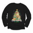 Christmas Books Make You Bright Librarian Teacher Book Lover Youth Long Sleeve Tee
