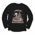 Christmas Outfit I Prefer Halloween Book Reading Skeleton Youth Long Sleeve Tee Christmas Outfit I Prefer Halloween Book Reading Skeleton Youth Long Sleeve Tee