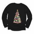 Christmas Tree Of Books For Readers And Librarians Youth Long Sleeve Tee