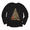 Christmas Tree Bookshelf Book Lover Library Youth Long Sleeve Tee Christmas Tree Bookshelf Book Lover Library Youth Long Sleeve Tee