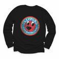 Clifford The Big Red Dog Round Distressed Logo Kids Books Youth Long Sleeve Tee