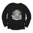 Color Our World Summer Reading 2025 Cute Book Wildflowers Youth Long Sleeve Tee