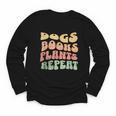 Colorful Dogs Books Plants Repeat Youth Long Sleeve Tee