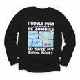 Comics Collecting Book Collector Guide Comics Lover Youth Long Sleeve Tee