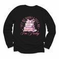 Coquette Aesthetic Bow Buy Me Books & Tell Me I'm Pretty Youth Long Sleeve Tee