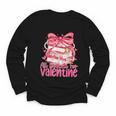 Coquette Bow All Booked For Valentines Teacher Book Youth Long Sleeve Tee Coquette Bow All Booked For Valentines Teacher Book Youth Long Sleeve Tee