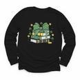 Coquette Bow Books St Patrick's Shamrock Bookworm Librarian Youth Long Sleeve Tee Coquette Bow Books St Patrick's Shamrock Bookworm Librarian Youth Long Sleeve Tee