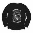 Cozy Bear Reading Hibernate With a Book Youth Long Sleeve Tee Cozy Bear Reading Hibernate With a Book Youth Long Sleeve Tee