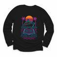 Cruise Ship Vacations Reading Book Lovers Sunset Youth Long Sleeve Tee