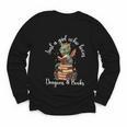 Cute Dragon Reading Book Bookworm Dragon And Books For Women Youth Long Sleeve Tee Cute Dragon Reading Book Bookworm Dragon And Books For Women Youth Long Sleeve Tee