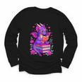 Cute Dragon Reading Books Bookworm Youth Long Sleeve Tee