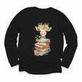 Cute Giraffe With Book Floral Bookworm Librarian Book Lover Youth Long Sleeve Tee Cute Giraffe With Book Floral Bookworm Librarian Book Lover Youth Long Sleeve Tee