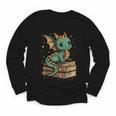 Cute Kawaii Dragon Fantasy Book Lover Book Nerd Youth Long Sleeve Tee Cute Kawaii Dragon Fantasy Book Lover Book Nerd Youth Long Sleeve Tee