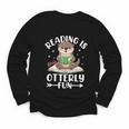 Cute Otter Reading Book Lover Sea Otters Animal Lover Youth Long Sleeve Tee Cute Otter Reading Book Lover Sea Otters Animal Lover Youth Long Sleeve Tee