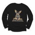 Cute Rabbit Bunny Book Lover Youth Long Sleeve Tee Cute Rabbit Bunny Book Lover Youth Long Sleeve Tee