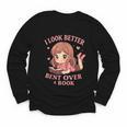 Cute Reading Outfit Book Lover Tee For Women Who Read Youth Long Sleeve Tee