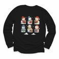 Cute Snowman Reading Books Christmas Winter Book Lover Youth Long Sleeve Tee Cute Snowman Reading Books Christmas Winter Book Lover Youth Long Sleeve Tee