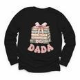 Dada Book First Chapter Birthday Family Matching Party Youth Long Sleeve Tee
