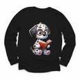 Dalmatian Reading a Book Dog Youth Long Sleeve Tee