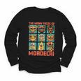 DCC Many Faces Of Mordecai Grid Gamer Series Book Youth Long Sleeve Tee DCC Many Faces Of Mordecai Grid Gamer Series Book Youth Long Sleeve Tee
