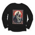 Dracula's Castle Book Cover Illustration Youth Long Sleeve Tee