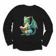 Dragon With Book Youth Long Sleeve Tee
