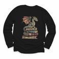 Dragon Fantasy Book Lover Book Nerd Youth Long Sleeve Tee Dragon Fantasy Book Lover Book Nerd Youth Long Sleeve Tee